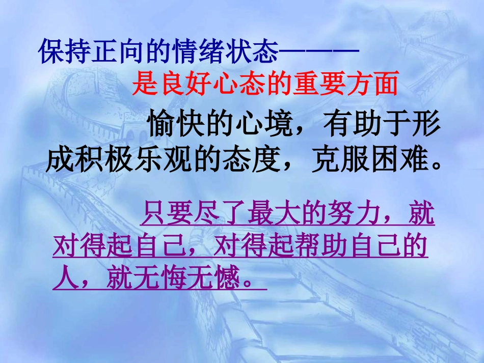高中达到考试最佳竞技状态主题班会_第3页