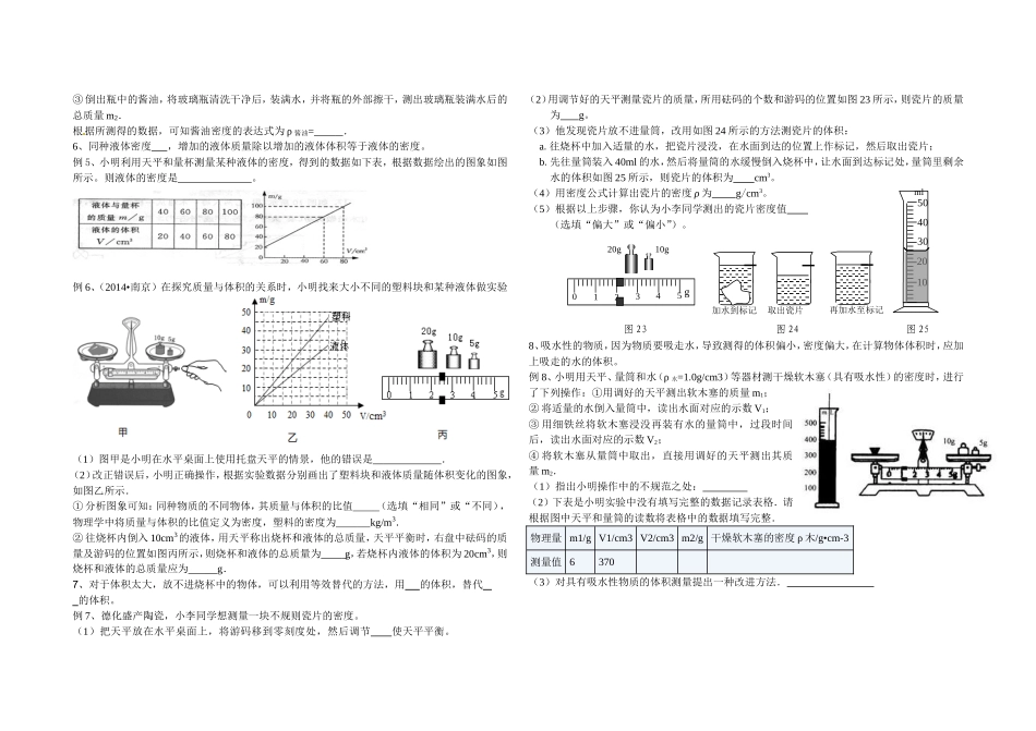 密度的实验分类训练_第2页