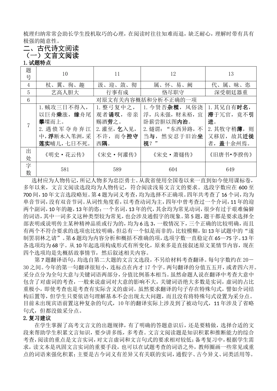 2013年普通高校招生考试试卷分析_第2页