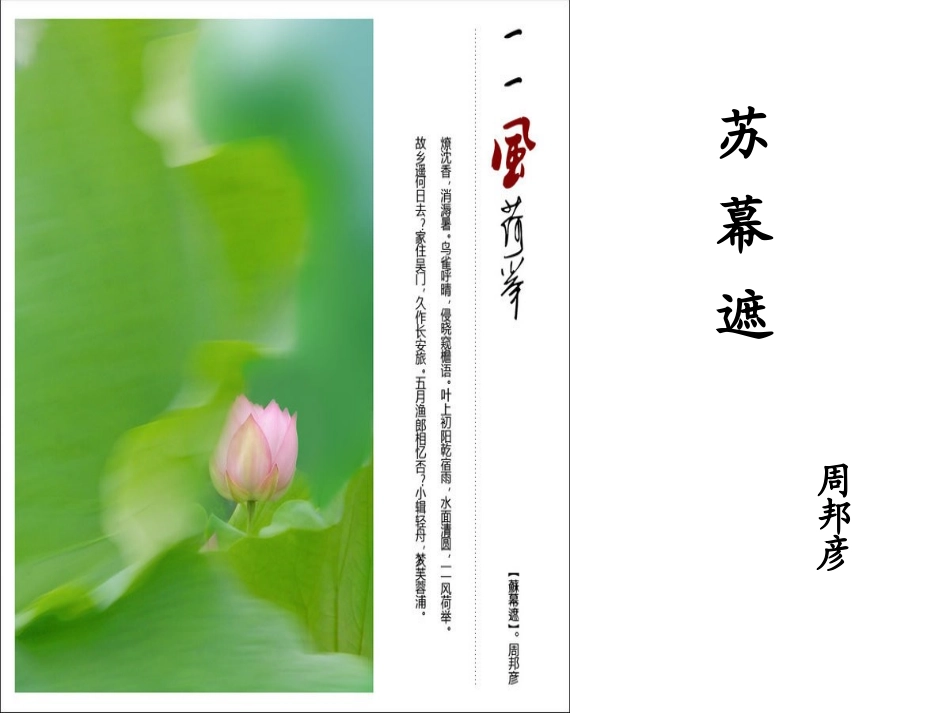 《苏幕遮》课件用_第2页