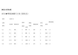 各储罐标准尺寸 