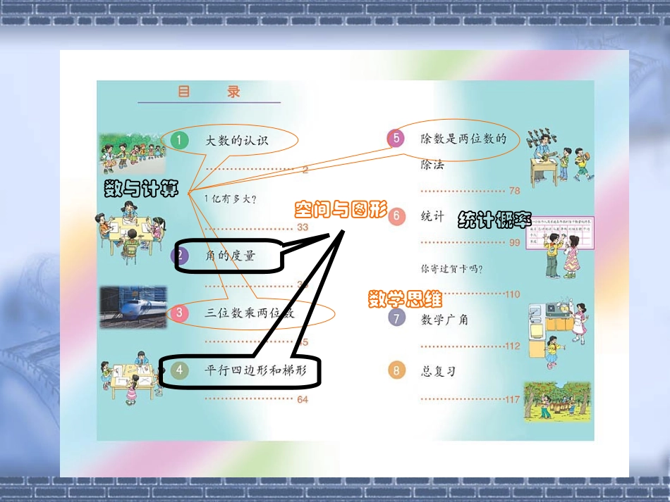 人教版四年级上册教材分析刘晶晶_第2页