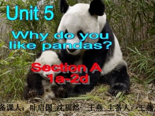 人教新目标七年级英语下册课件：Unit5SectionA1（1a-2e）