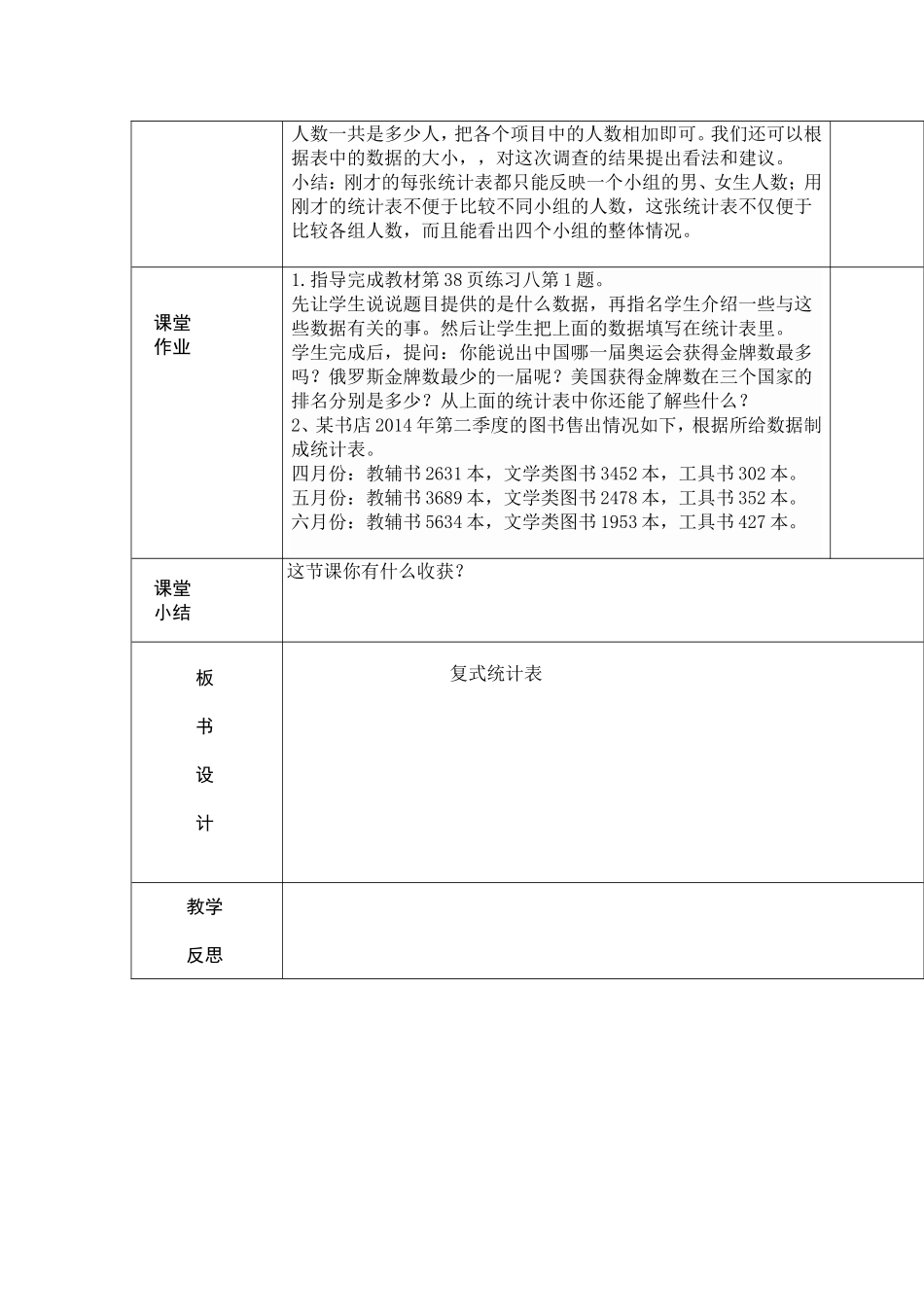 《复式统计表》导学案_第2页