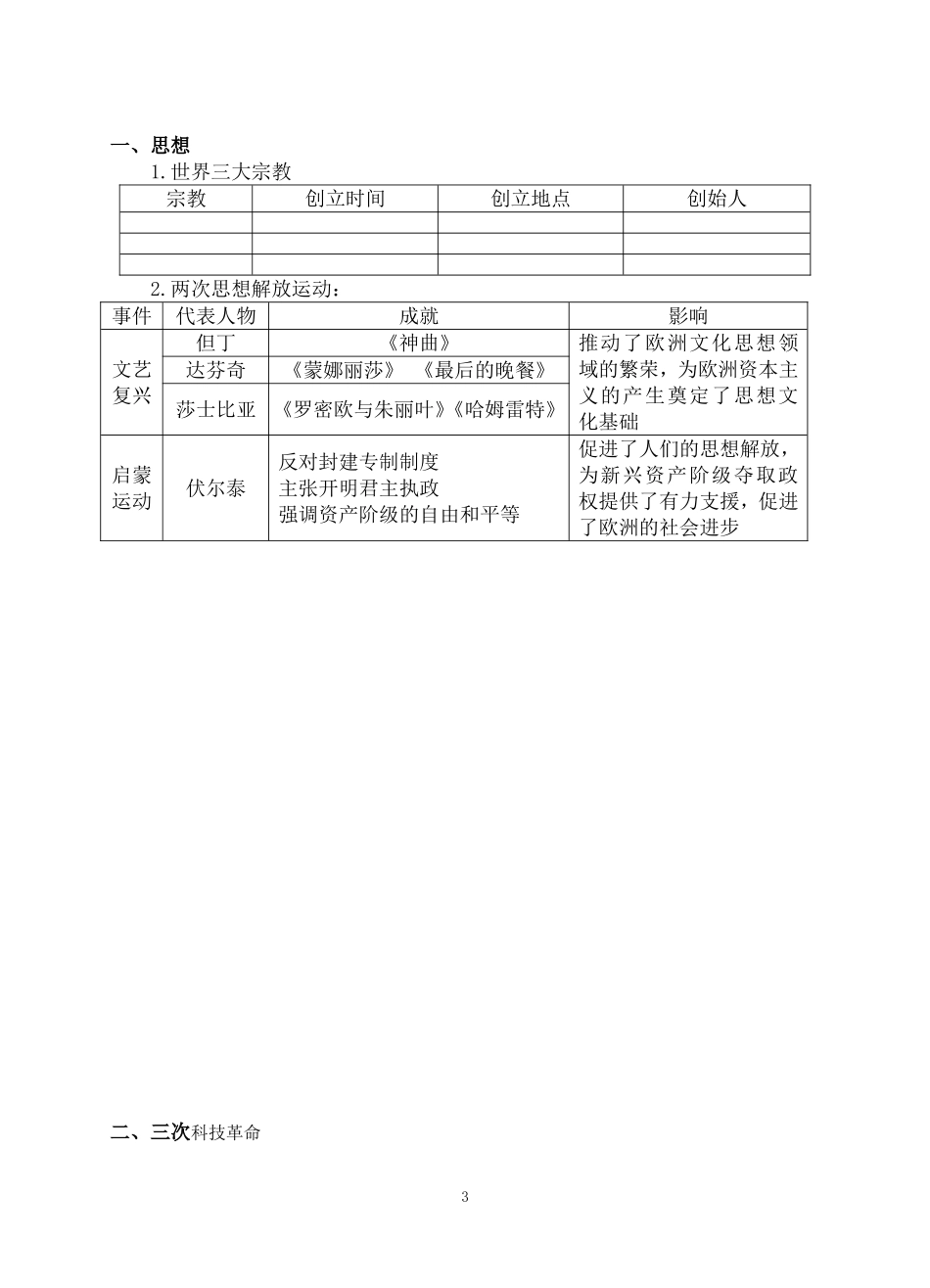 九年知识梳理_第3页