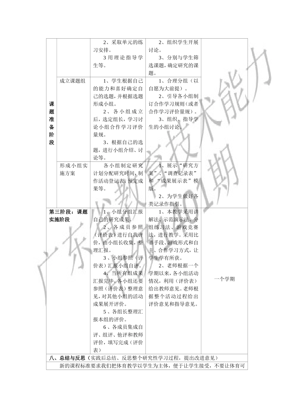 十人长绳“8”字跳研究性学习设计方案宋卫华_第3页