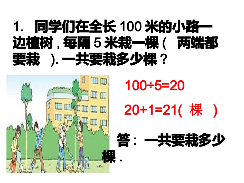 《数学广角_植树问题》3_课件_第2页