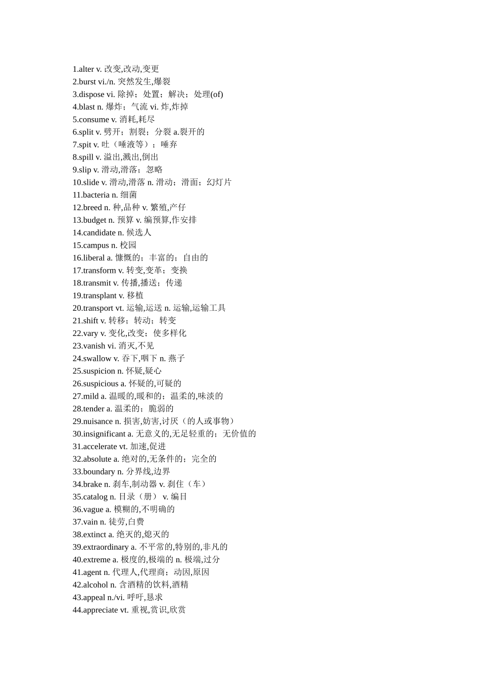 高考阅读高频单词_第1页