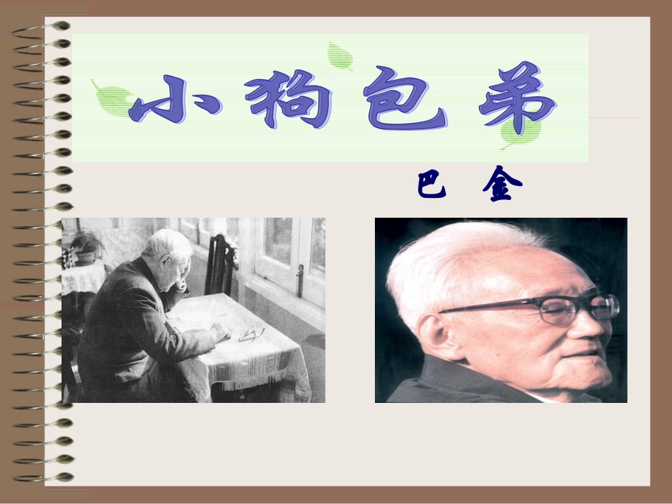 公开课小狗包弟_第1页