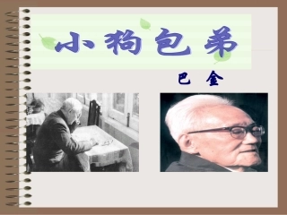 公开课小狗包弟