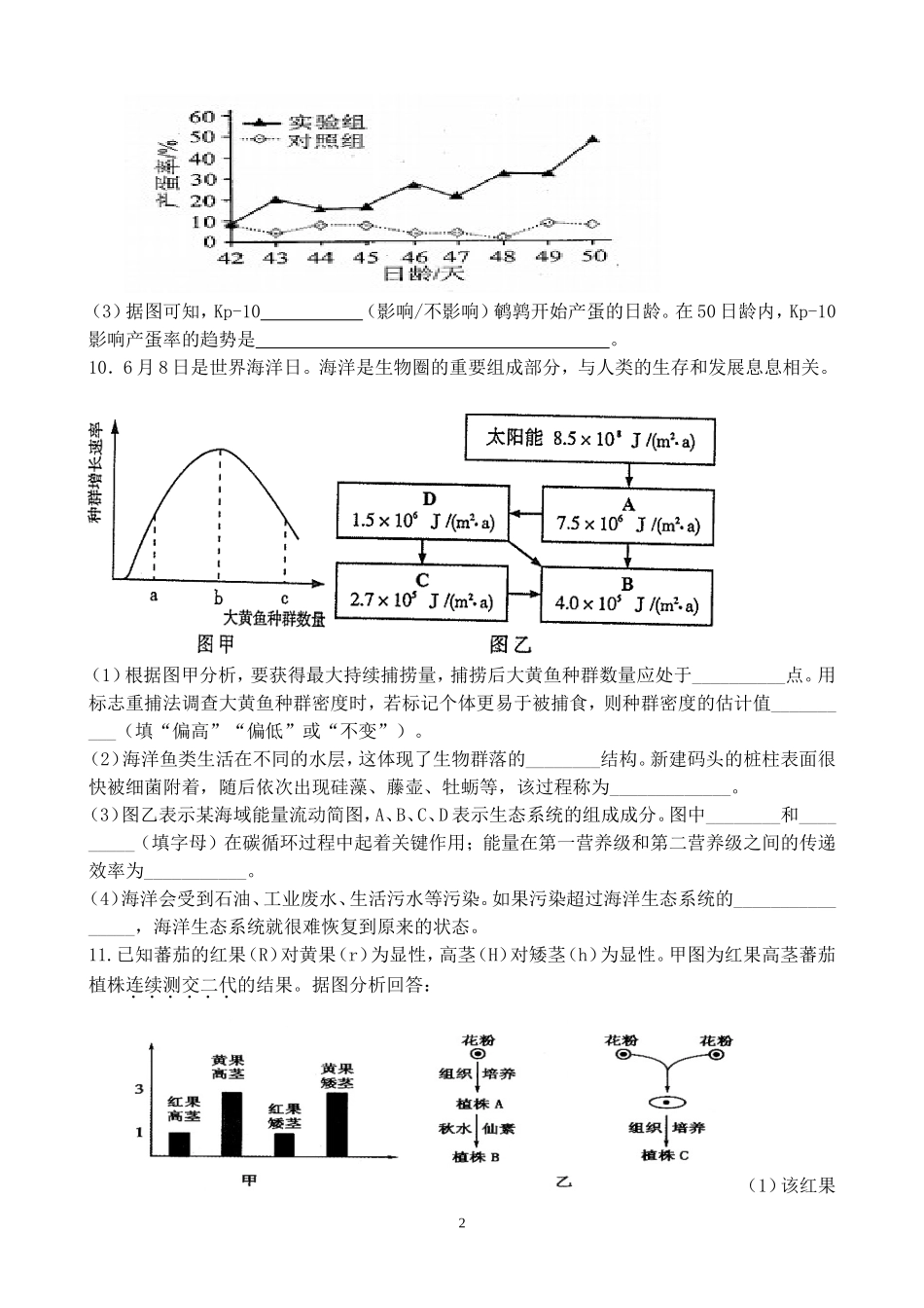 选编：高考冲刺易错题——教材篇简答题MicrosoftWord文档_第2页