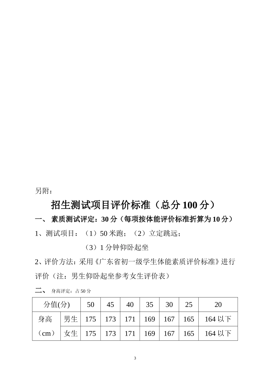 2015年西外排球特长生招生方案_第3页
