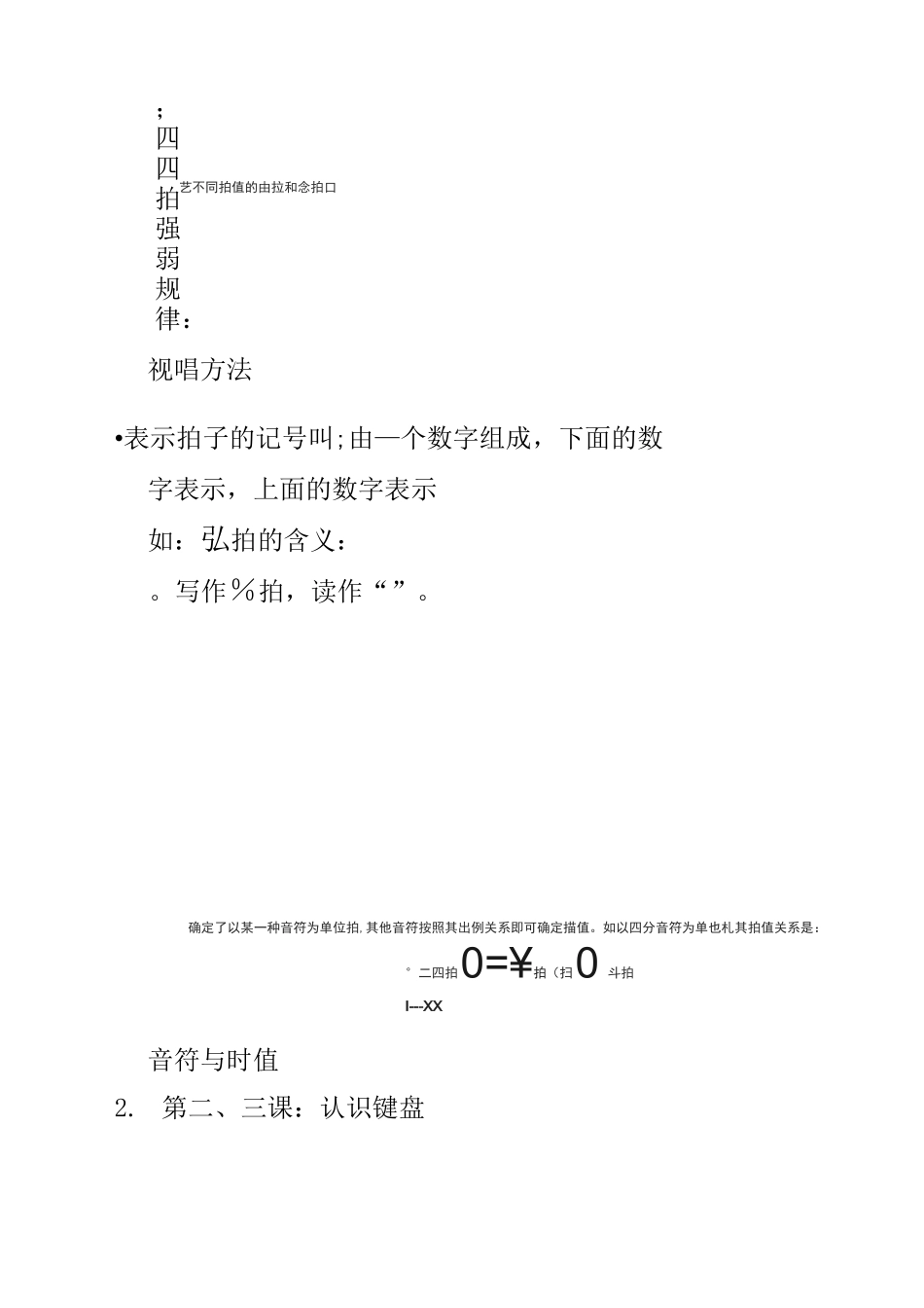 乐理一级提纲+-+填空_第2页