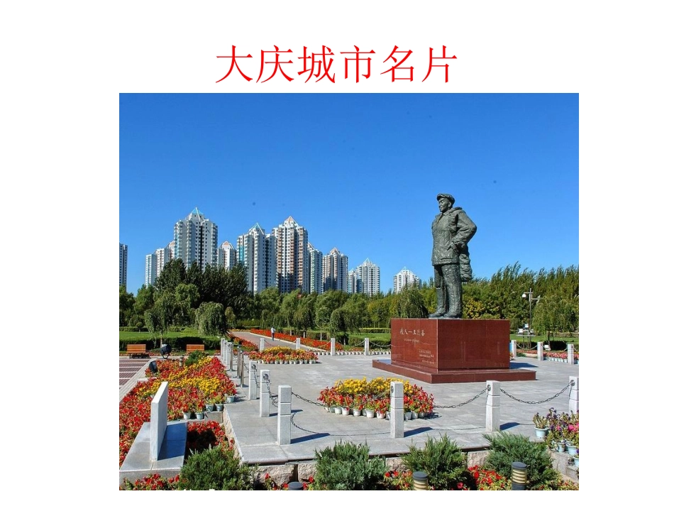 大庆城市名片_第1页