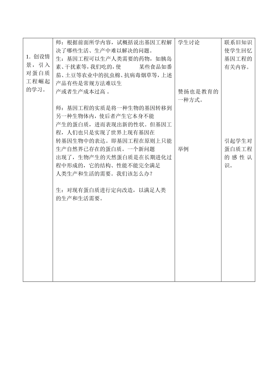 蛋白质工程的崛起教学设计_第2页
