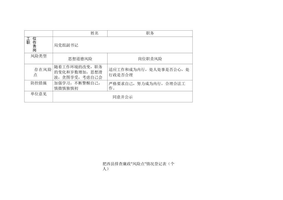 廉政风险点自查表_第3页