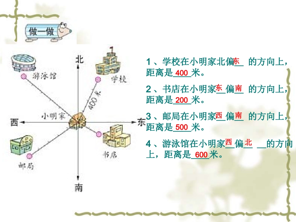 人教版小学数学四年级《位置与方向》课件(1)_第3页