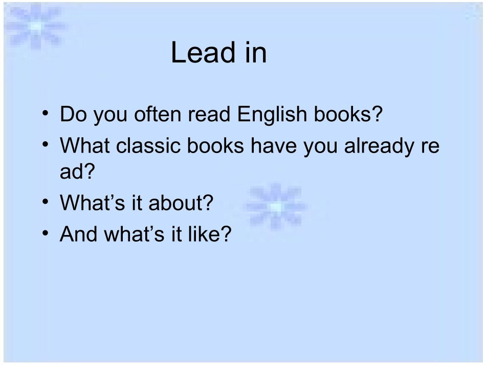 2014新目标八年级英语下unit8课件Have_you_read_treasure_island_yet_第3页