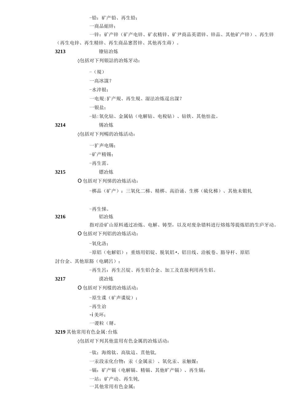 有色金属冶炼及压延加工类行业定义_第3页