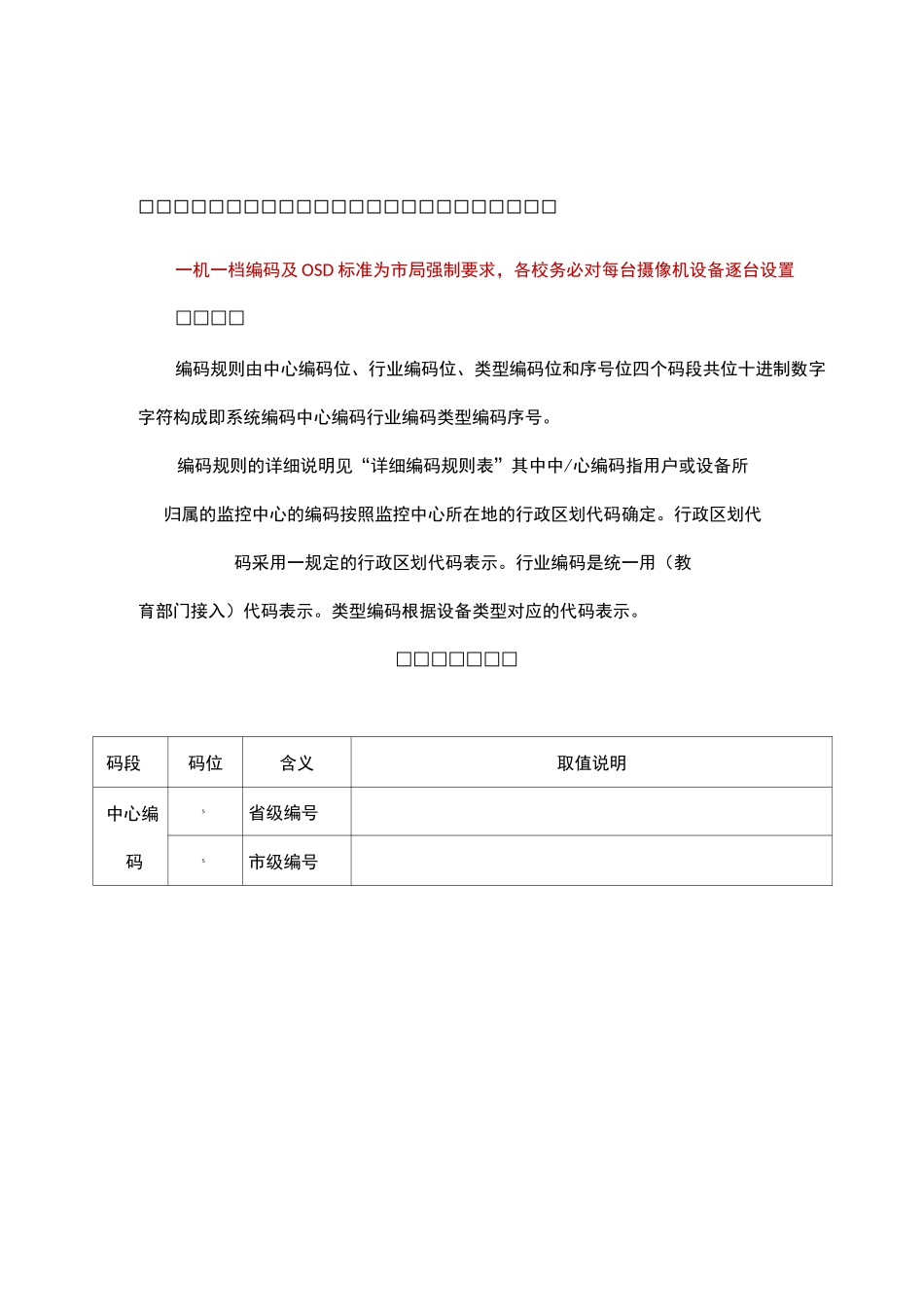 南京中小学安防监控设备一机一档统一编码规则_第1页