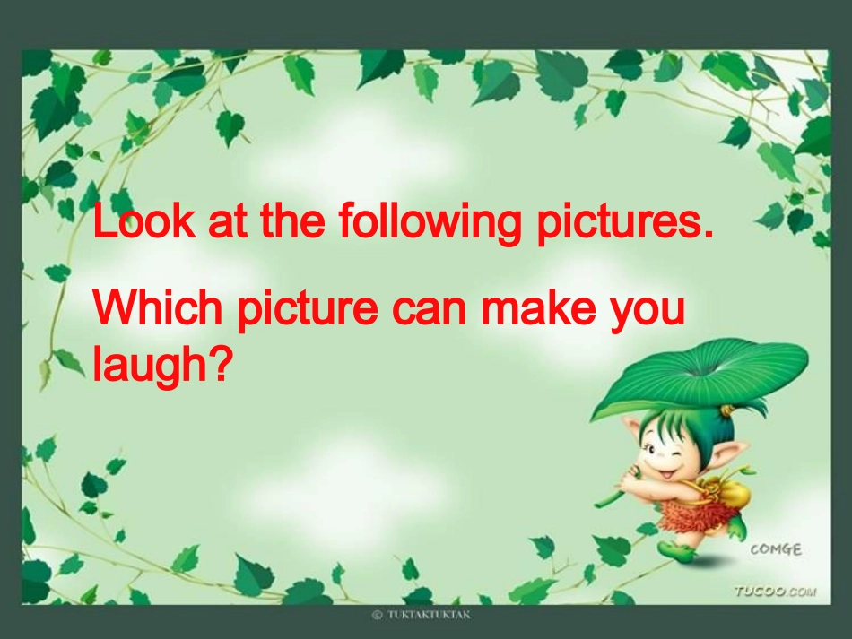 高中英语必修4_Unit3_A_taste_of_English_humour课件(人教新课标)(1)2_第3页