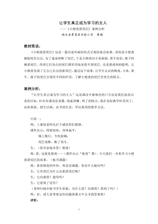 小壁虎借尾巴案例分析