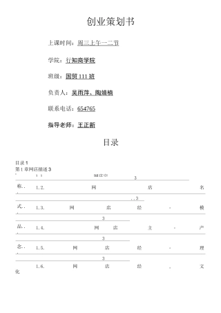 手机壳店创业计划书
