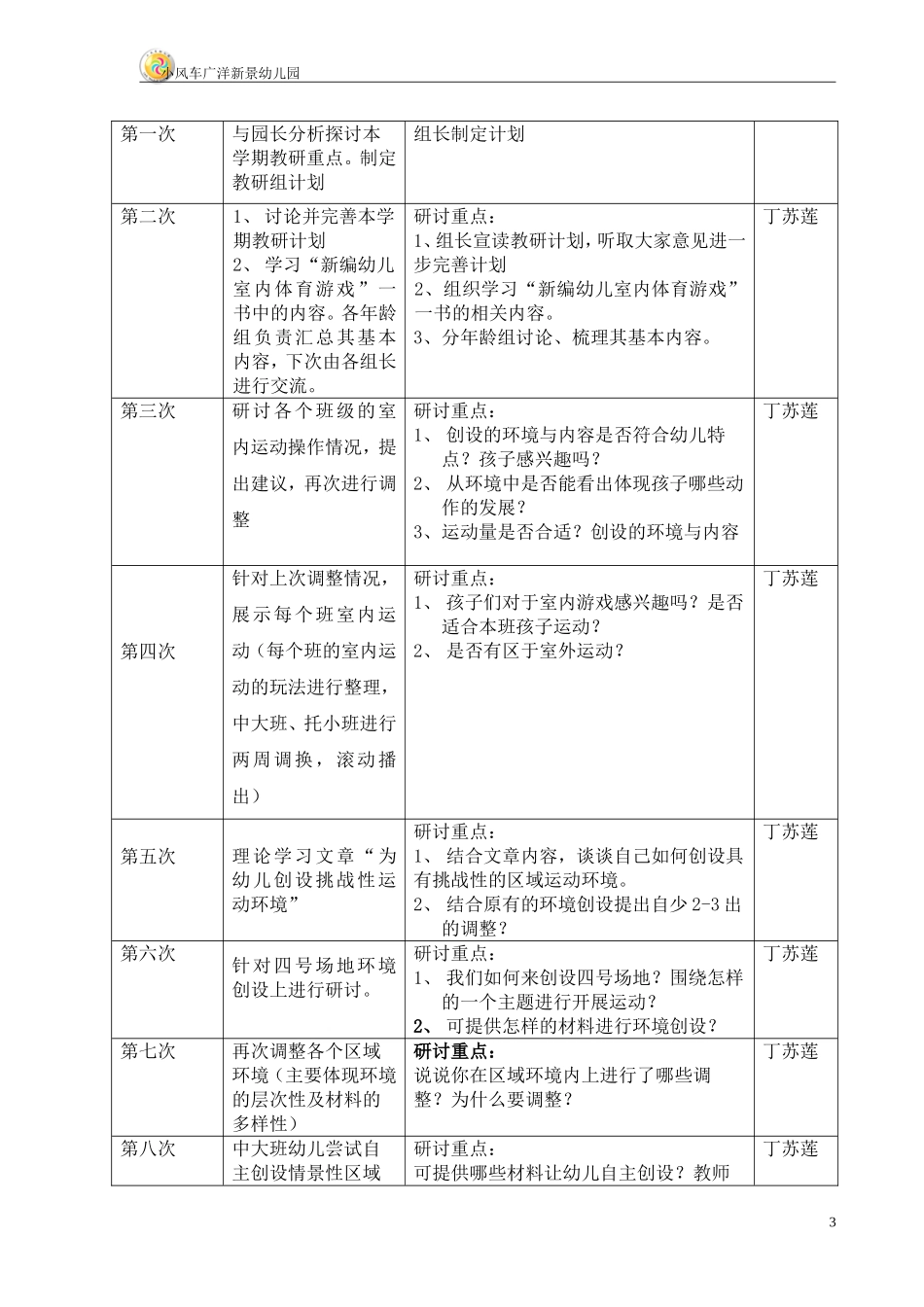 2014学年第二学期大教研组教研计划（最终版）_第3页
