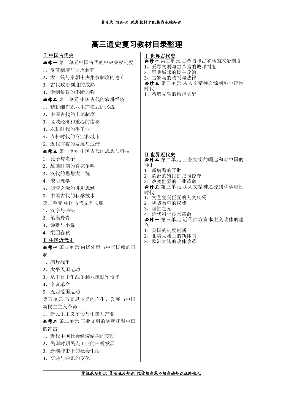 通史复习目录1_第1页
