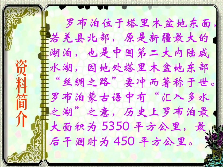 罗布泊_消逝的仙湖课件1 (2)_第3页