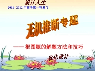 无机框图试题基本解题步骤