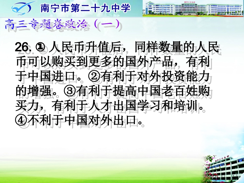 2015届高三政治专题卷_第2页