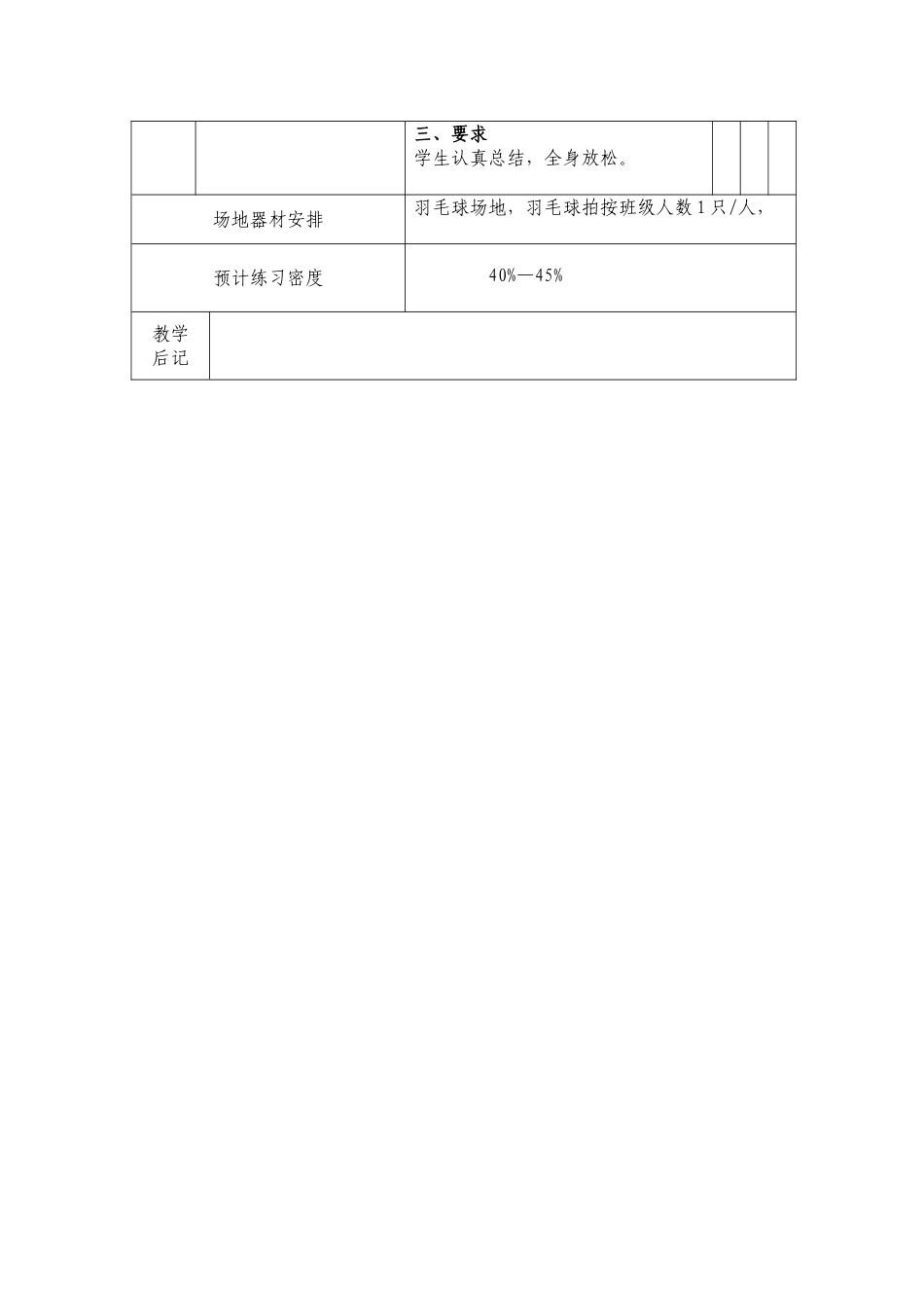 羽毛球课教案20157_第3页
