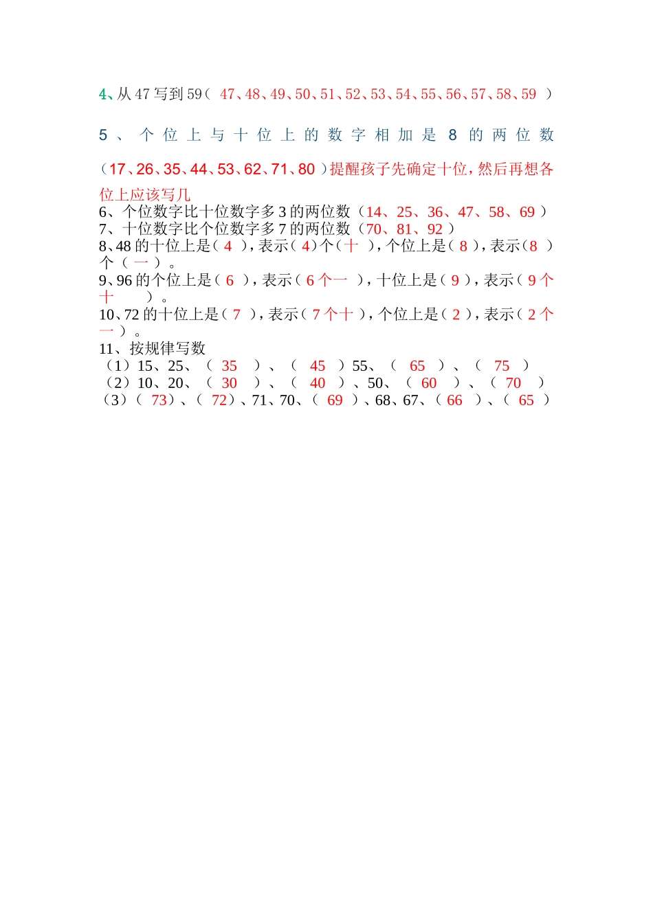 读数、写数疑难问题练习_第2页