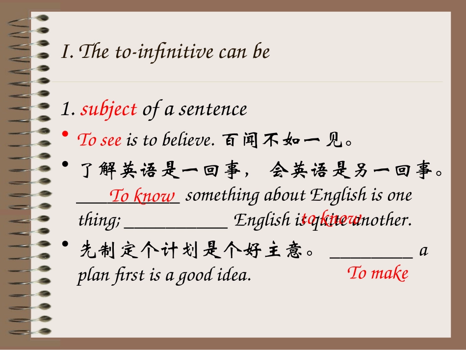 非谓语动词-不定式精品课件（自制）_第3页