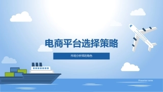 电商平台选择策略-市场分析师的角色