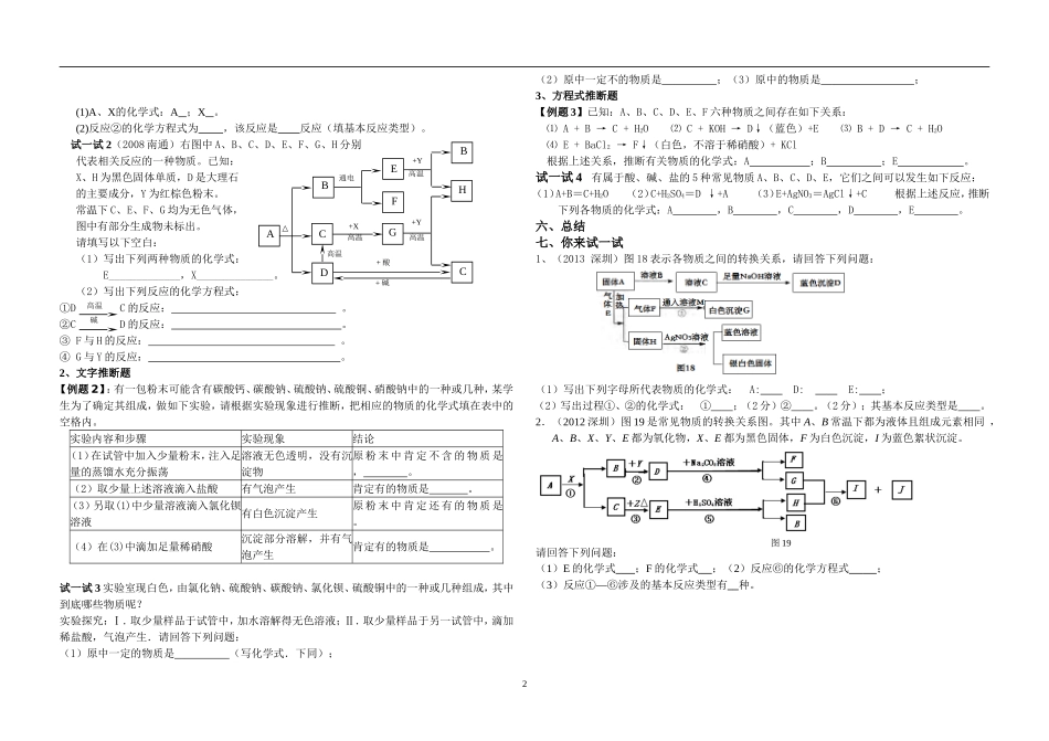 推断题专题复习学案_第2页