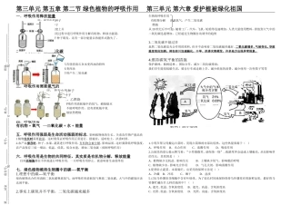 七上第三单元第五章第二节第六章