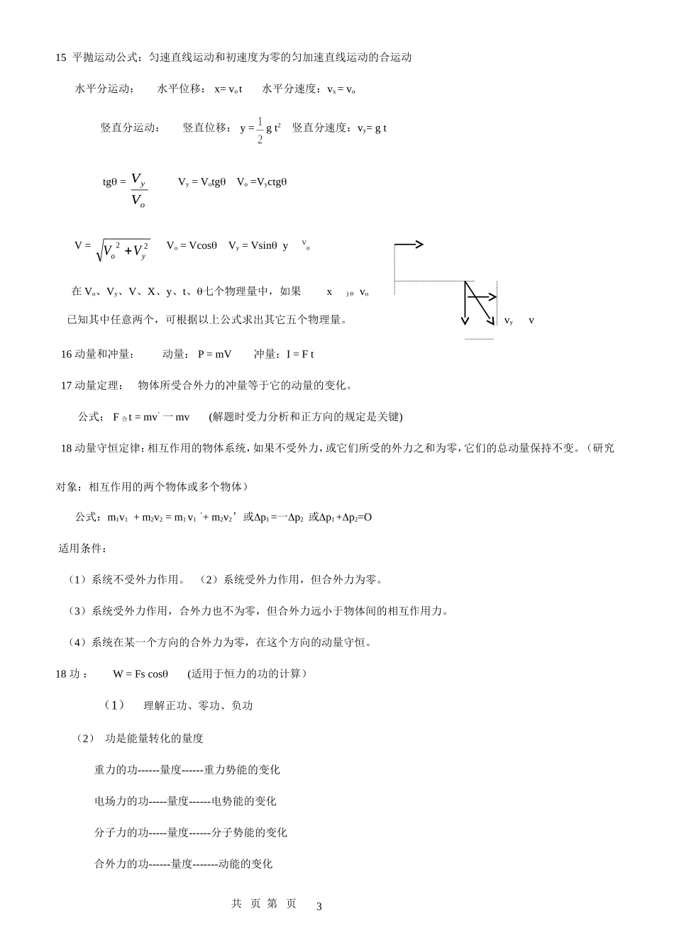 高中物理公式大全[1]_第3页
