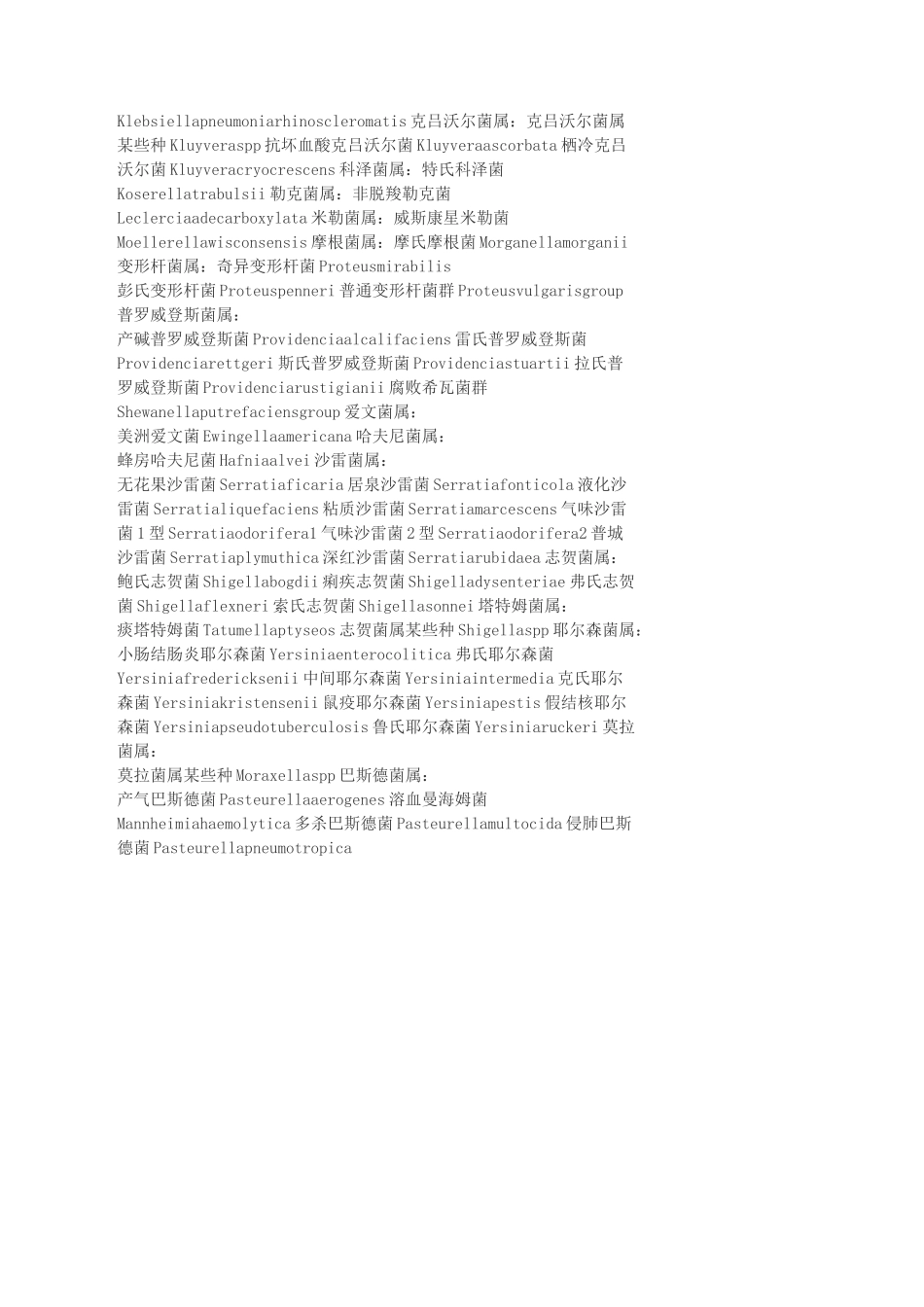 微生物名称中英文对照表(全面的致病菌中英文对照表)_第2页