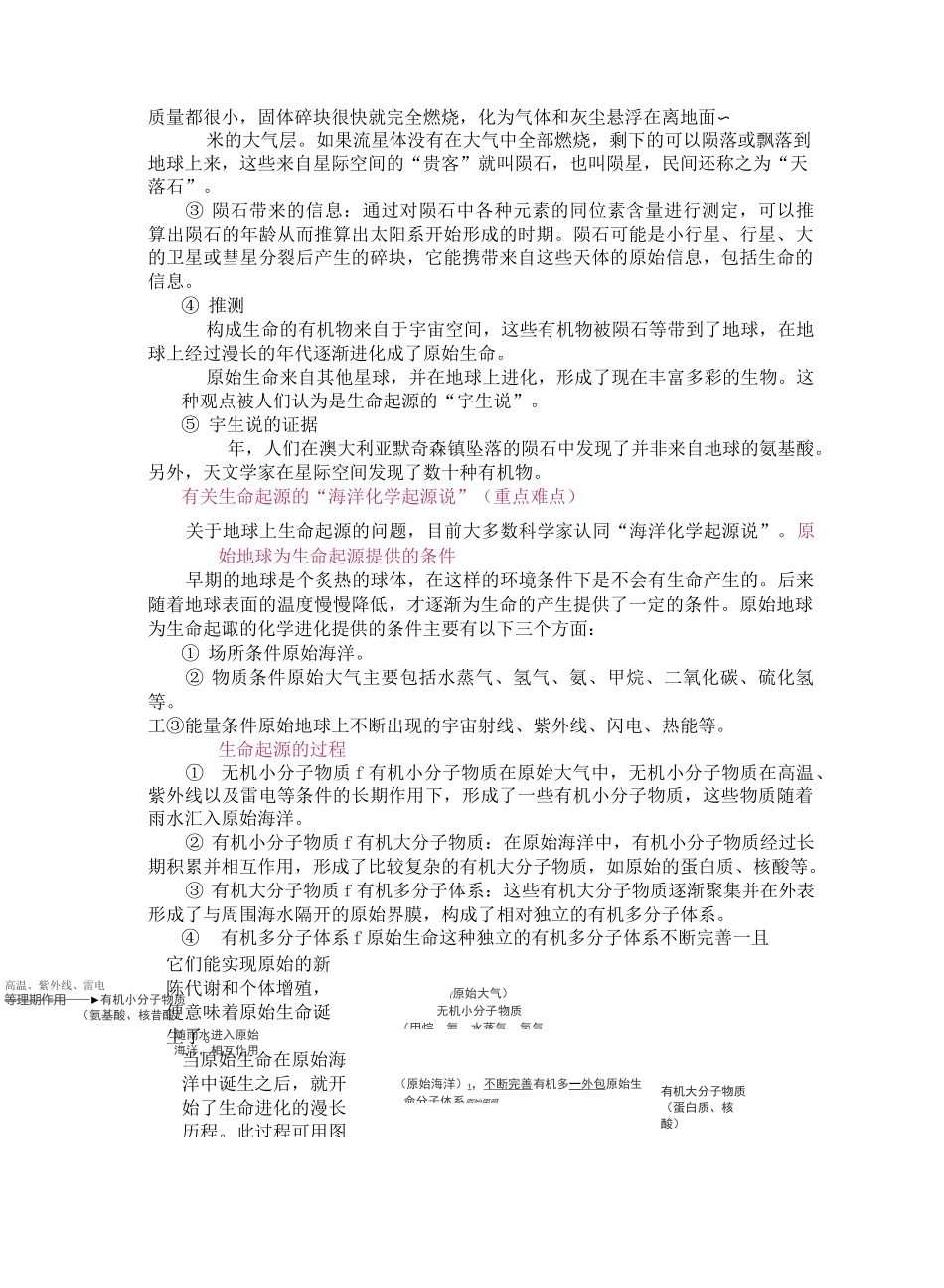 八年级生物——生命起源和生物进化_第3页