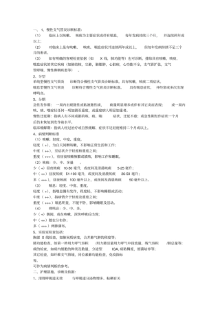 一1慢性支气管炎诊断标准