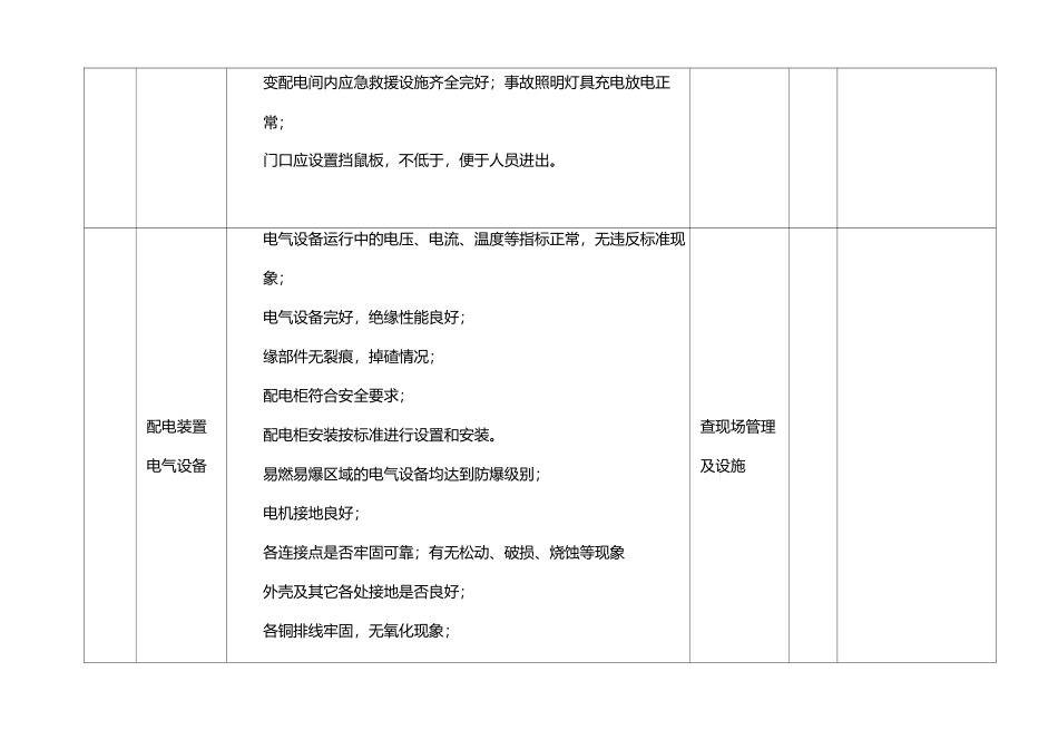 电气设备专项检查表_第2页