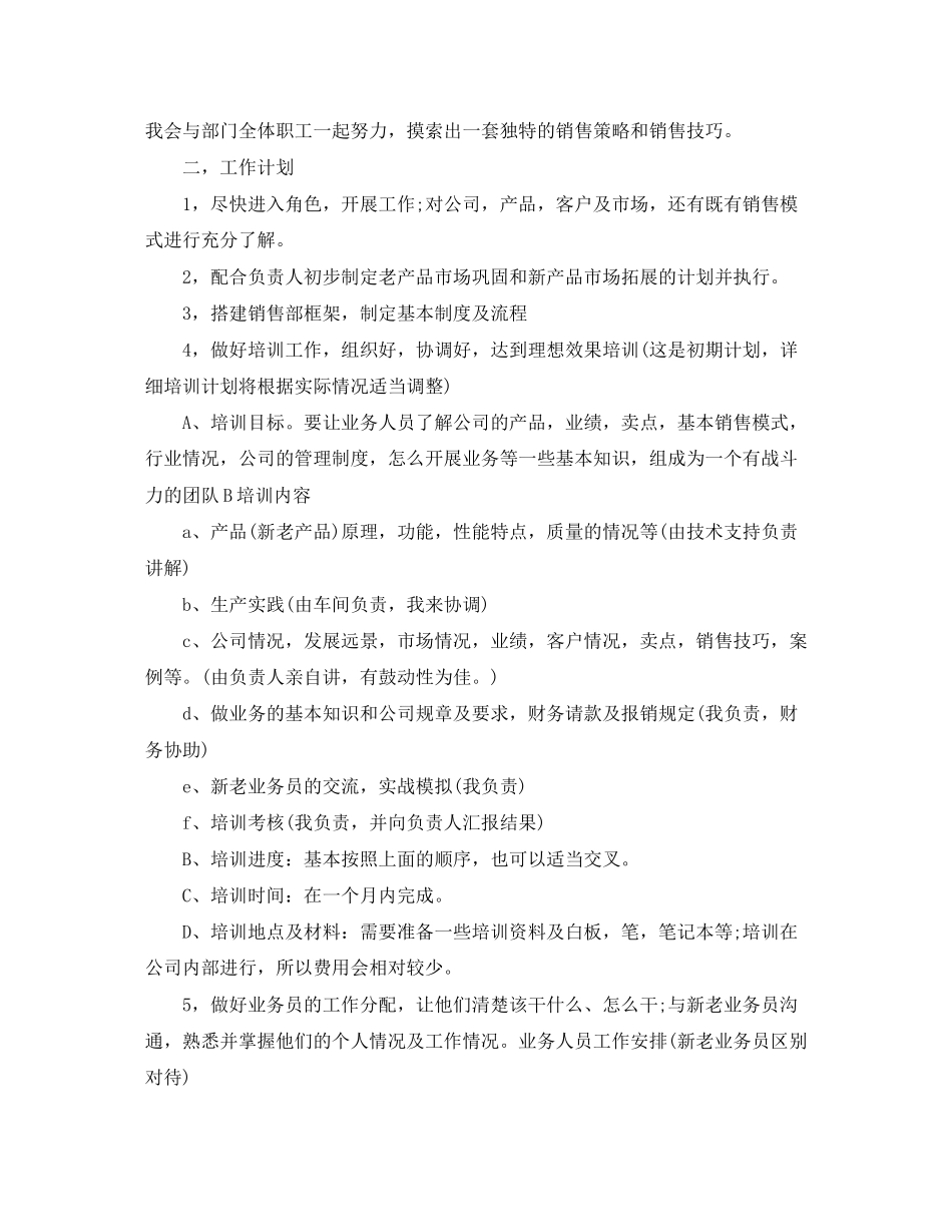 销售人员年工作计划_第2页