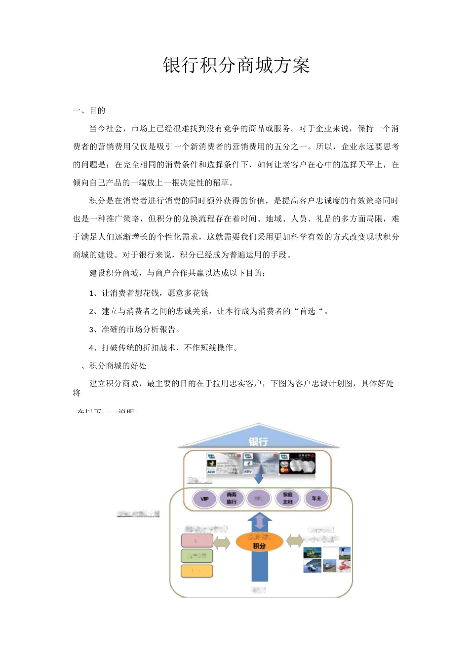 电子商务与银行积分联合方案_第1页