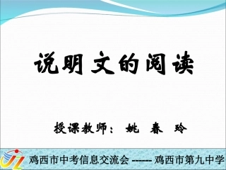 中考信息交流课