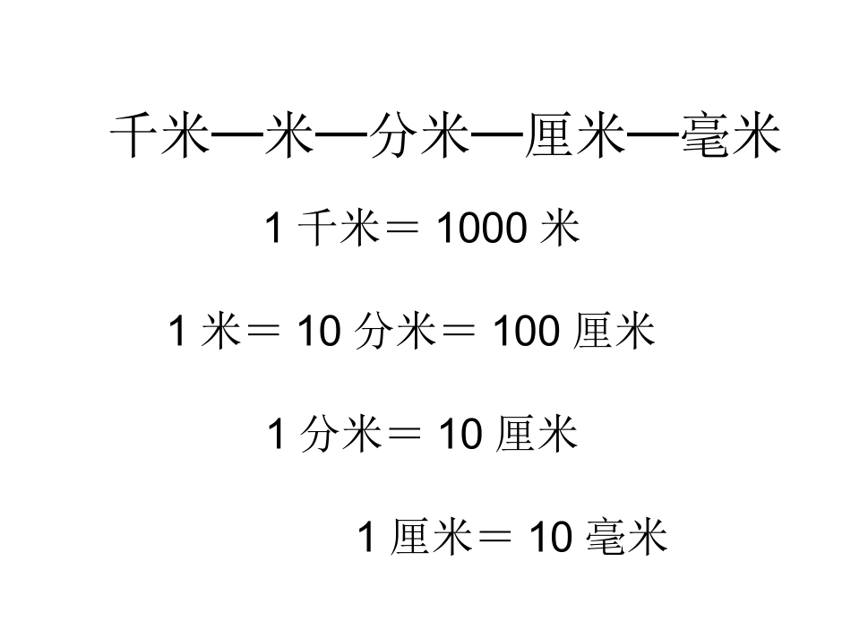 复习长度单位（陈素芬）_第2页