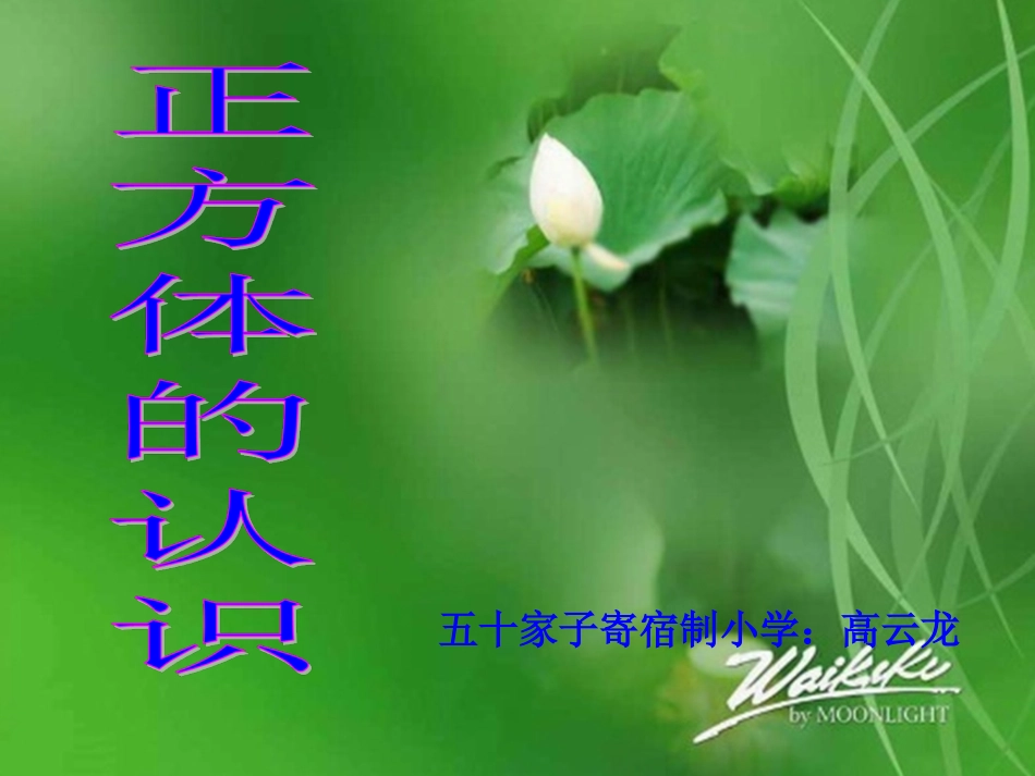 高云龙正方体_第1页