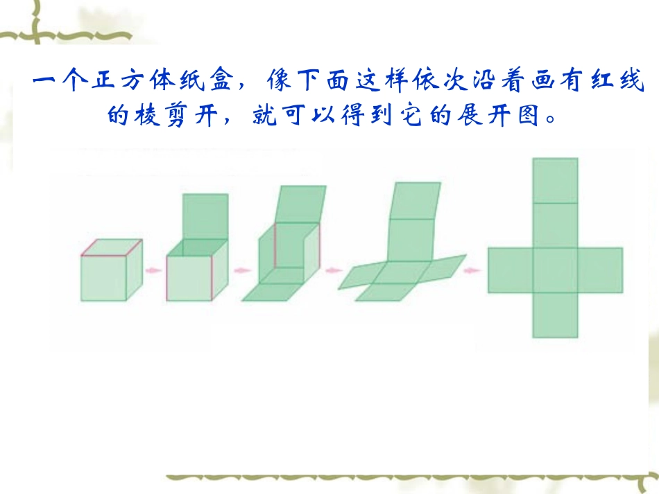 长方体和正方体的展开图_第2页