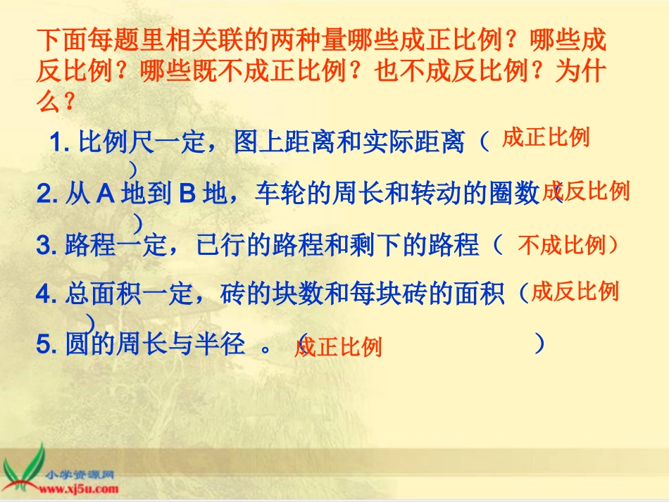 北师大版六年级数学总复习《正反比例应用题复习》课件_(1)赛教_第2页